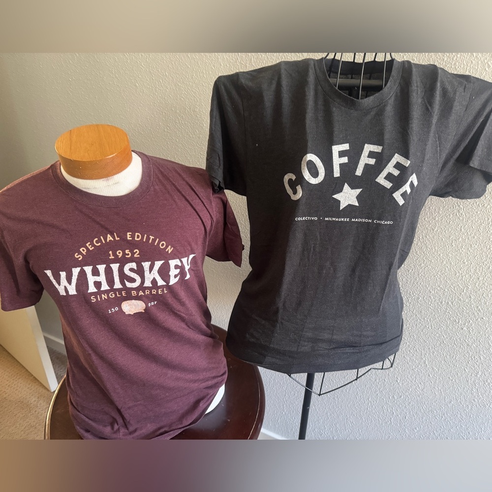 Whiskey and Coffee Short Sleeve Tees Bundle